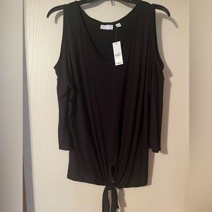 New York and Company black 3/4 length sleeve